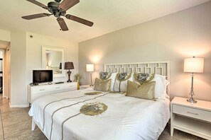 2 bedrooms, iron/ironing board, internet, bed sheets