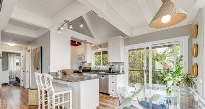 Bay view home overlooking Bodega Harbor w/ fireplaces, WiFi, & private W/D