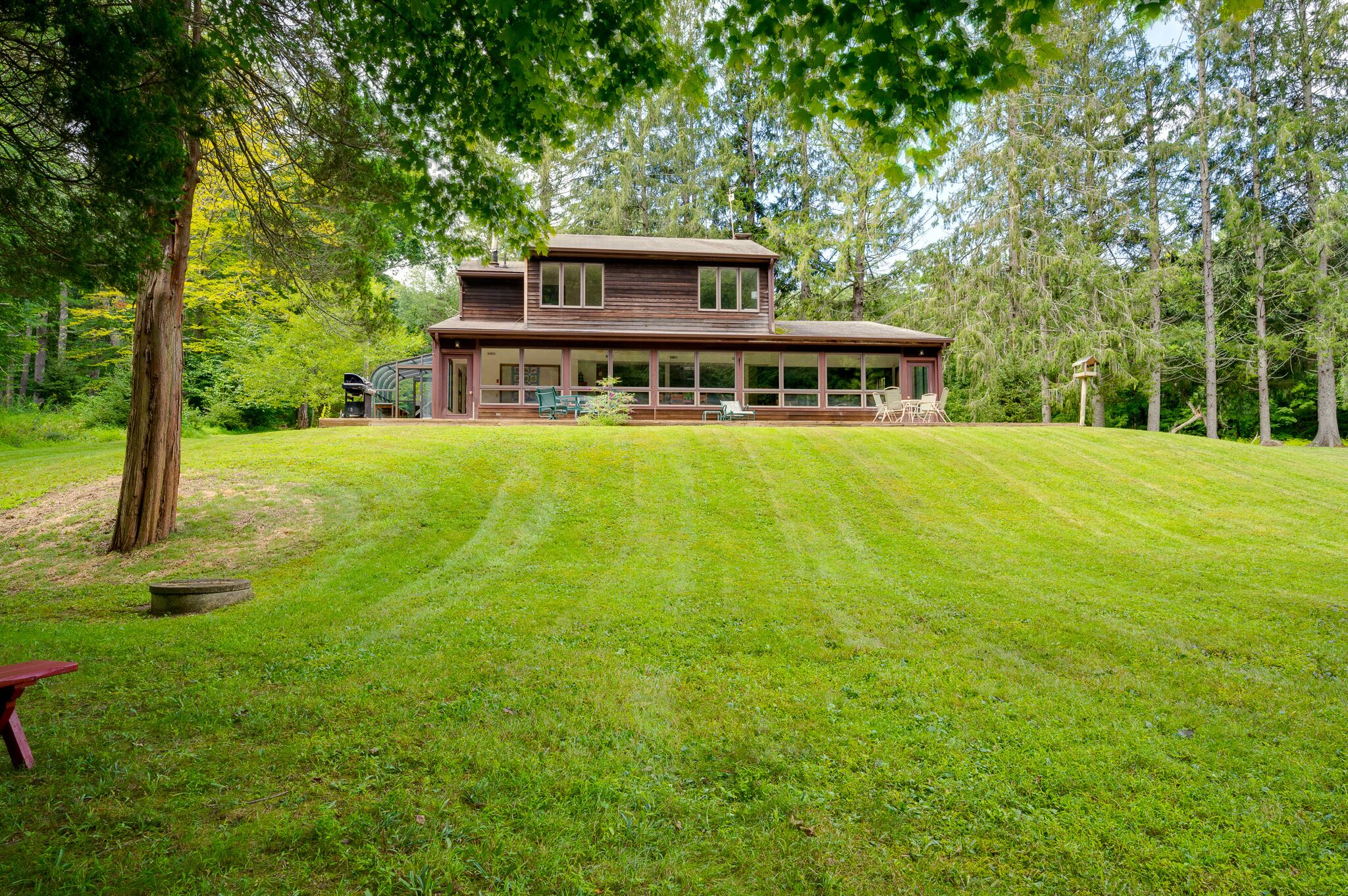 Wooded Getaway on Serene Brook ~ 50 Acres of Privacy!  