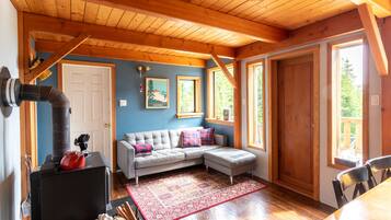 Televisor, llar de foc i estèreo