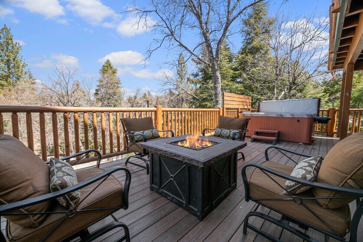 Photo 38 of Spacious Family Retreat in Big Bear Lake: Pet-Friendly, Fire Pit, Sonos & Jacuzzi – 3400 Sq Ft Luxury