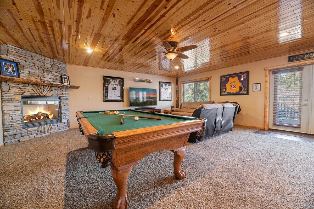 Photo 22 of Spacious Family Retreat in Big Bear Lake: Pet-Friendly, Fire Pit, Sonos & Jacuzzi – 3400 Sq Ft Luxury