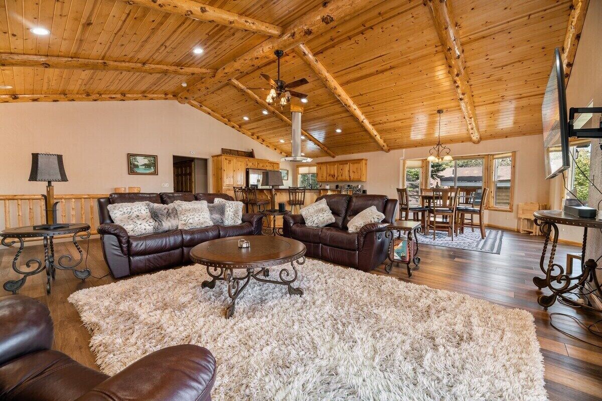 Photo 21 of Spacious Family Retreat in Big Bear Lake: Pet-Friendly, Fire Pit, Sonos & Jacuzzi – 3400 Sq Ft Luxury