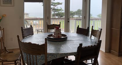 Beachfront home directly across from beach & park! Close to everything!
