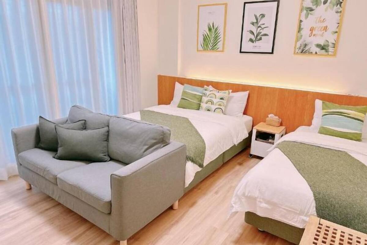 Individually decorated, individually furnished, blackout drapes