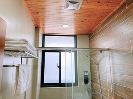 Ducha, cabezal de ducha tipo lluvia, artículos de tocador gratuitos