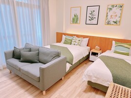 Comfort Triple Room, Non Smoking, Mountain View | Individually decorated, individually furnished, blackout drapes