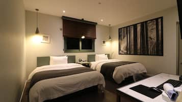 Premium Twin Room | Premium bedding, memory foam beds, desk, laptop workspace