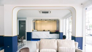 Sitteområde i lobbyen