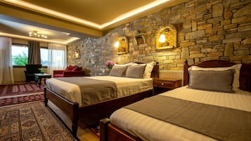 Junior Suite, Sauna | 2 bedrooms, soundproofing, free WiFi, bed sheets