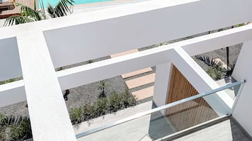 Elite-Maisonette, Meerblick (Dunas Duplex apartment with seaview) | Blick auf den Innenhof