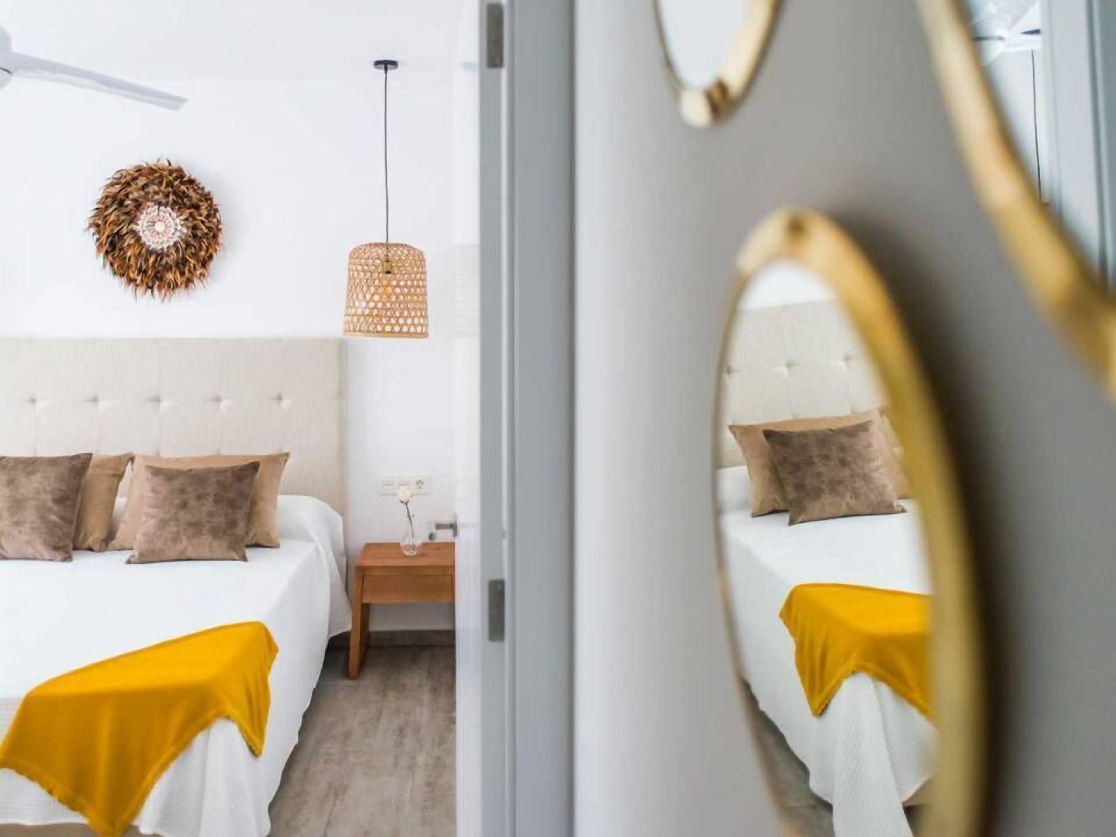 Elite maisonnette, uitzicht op zee (Dunas Duplex apartment with seaview) | 1 slaapkamer, luxe beddengoed, een kluis op de kamer