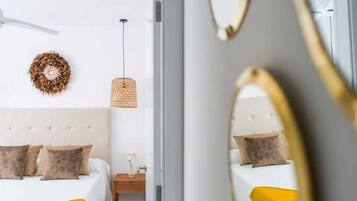 Elite maisonnette, uitzicht op zee (Dunas Duplex apartment with seaview) | 1 slaapkamer, luxe beddengoed, een kluis op de kamer