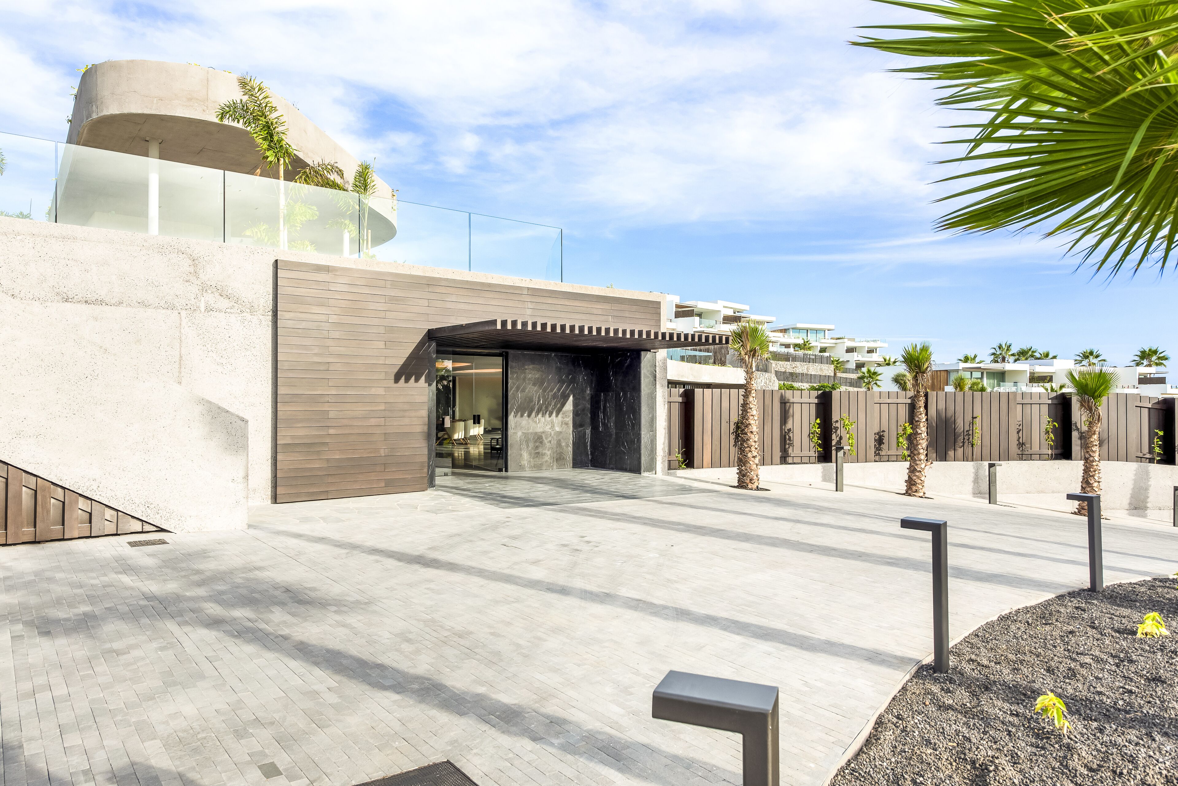 Entrée de l’hébergement