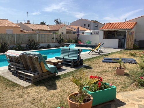 Maison avec terrain au coeur de la chaume et proche de la mer