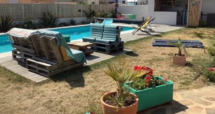 Maison avec terrain au coeur de la chaume et proche de la mer