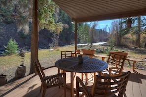 Covered deck on the Florida River