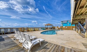 Pool - Afterdeck 104 - Two Bedroom, Two Bath Oceanfront Condo (Garden City Beach)