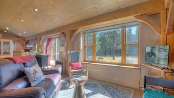 TV connectée, cheminée