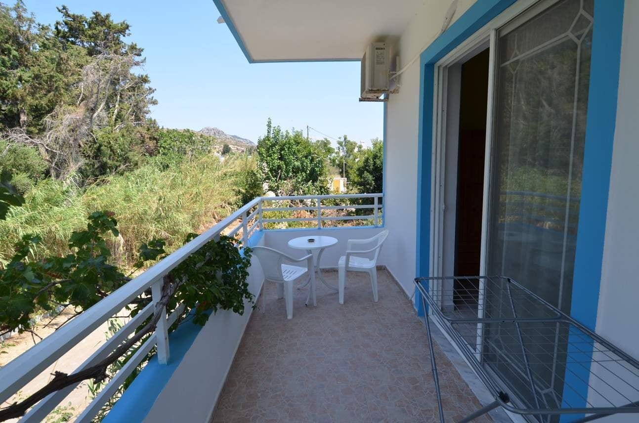 Uitzicht vanaf balkon