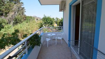 Uitzicht vanaf balkon