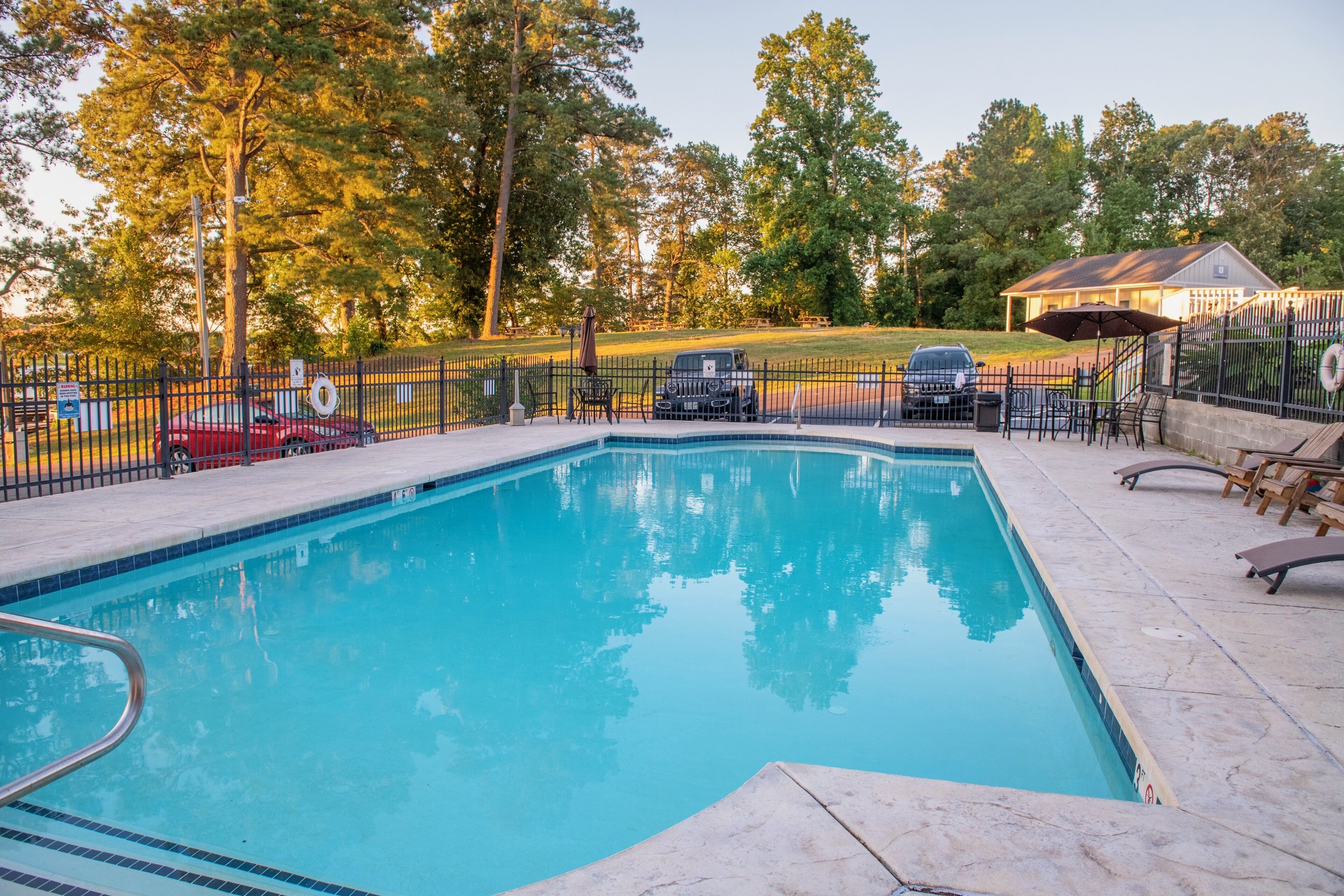Seasonal outdoor pool