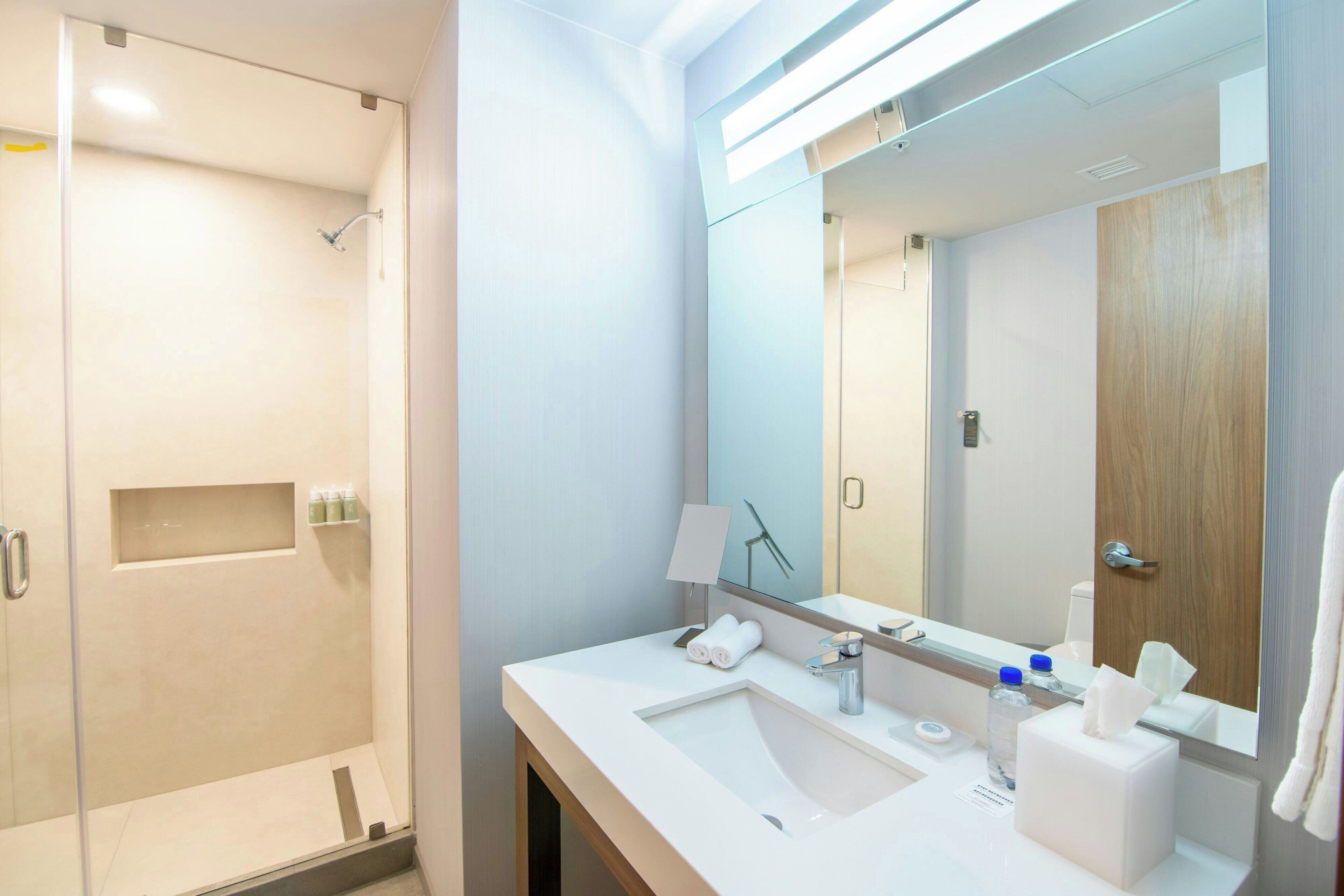 suite, 1 bedroom | bathroom | shower, rainfall showerhead, hair dryer, towels