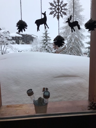 Appt chaleureux 4p bourg et skis aux pieds  résidence  les Teppes