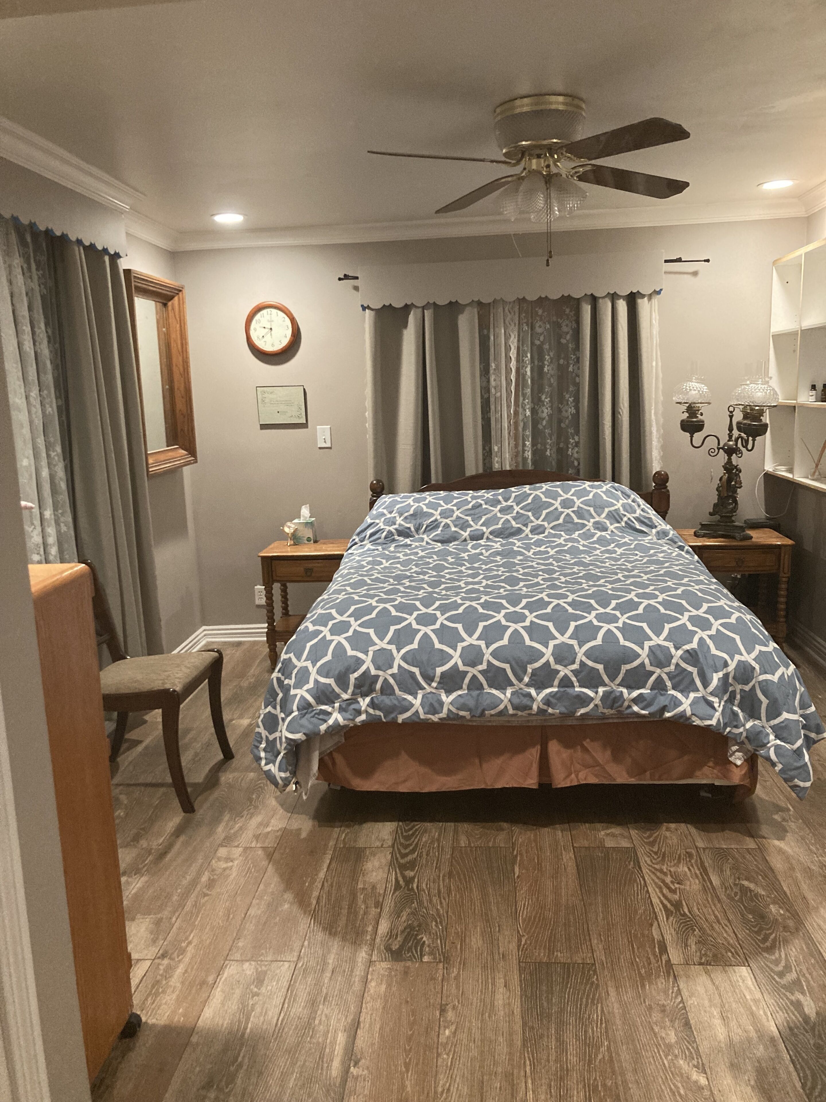 2 bedrooms, in-room safe, blackout drapes, iron/ironing board