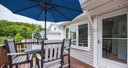 Peconic Sound Beach Home Backyard & Vineyards