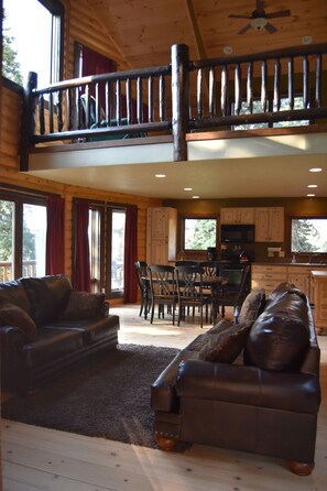 TV, DVD player, books