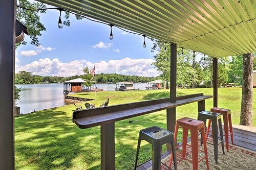 'Irish Rover' Lake Home w/ Yard Bar & Dock!