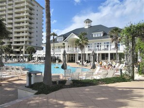Indoor pool, a heated pool - Corner Condo Beach Club A310, K/Q/Q/Sleeper -Gulf Views Wifi Pools (Gulf Shores)