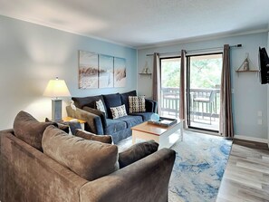 Condo, Multiple Beds, Balcony (#C10 - No Pets) | Living area