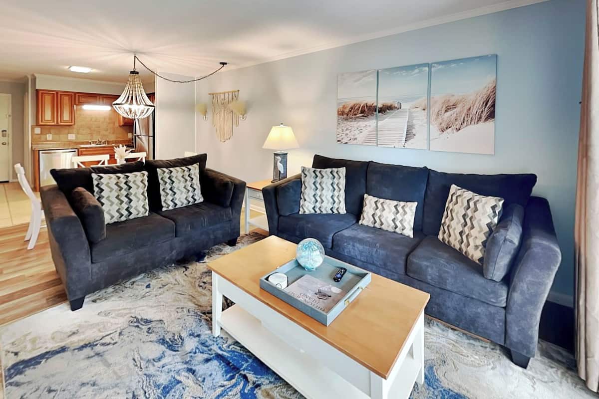 Condo, Multiple Beds, Balcony (HHBT C10 - No Pets Allowed) | Living area | 42-inch flat-screen TV with digital channels
