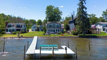 Two boat slips provided for all your water toys
