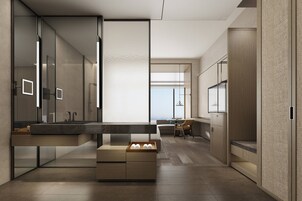 豪華客房, 1 張特大雙人床 | 迷你吧、房內夾萬、遮光窗簾/窗簾、熨斗/熨衫板