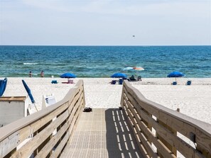On the beach