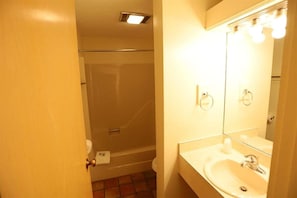 Shower, hair dryer