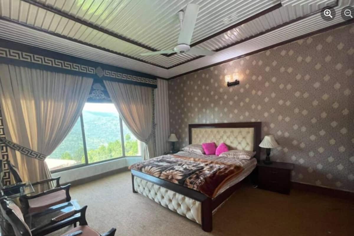 Quarto casal luxo | Cortinas blackout, roupa de cama