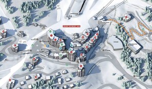 Kaart van accommodatie