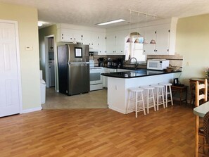 Coffee/tea maker, toaster - Aquarius at Holden Beach: Spacious 5BR oceanfront retreat for 11, with stunning views! (Holden Beach)
