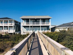 Exterior - Aquarius at Holden Beach: Spacious 5BR oceanfront retreat for 11, with stunning views! (Holden Beach)