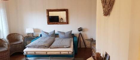 1 Schlafzimmer, Bügeleisen/Bügelbrett, Reisekinderbett, kostenloses WLAN