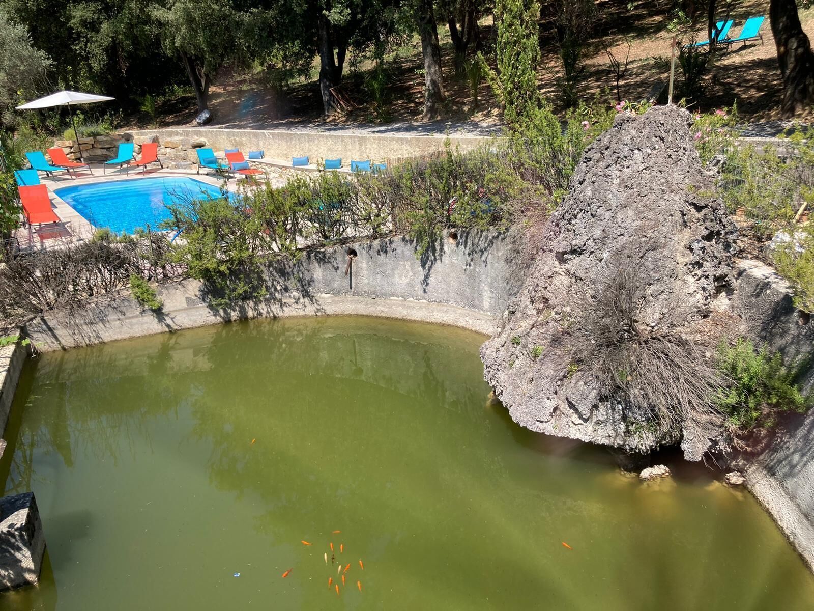 Piscina externa, piscina aquecida