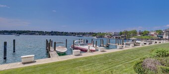 Lake Charlevoix Views | Private Balcony | Pool, Hot Tub, Sauna | Sleeps 4