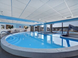 Indoor pool, a heated pool