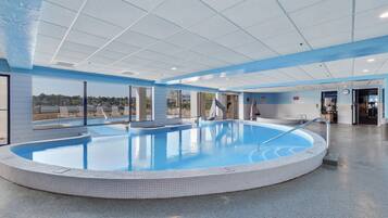 Indoor pool, a heated pool
