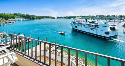 Waterfront Views | Downtown Charlevoix | Pool, Hot Tub, Sauna | Sleeps 4