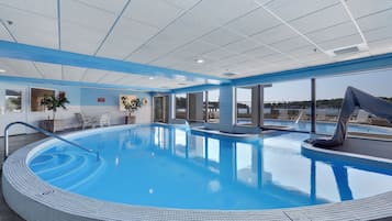Indoor pool, a heated pool